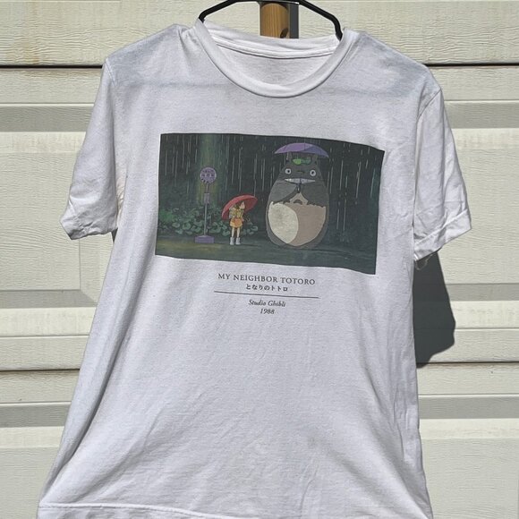 Studio Ghibli Vintage 1998 My Neighbor Totoro Graphic T-Shirt - Picture 1 of 3